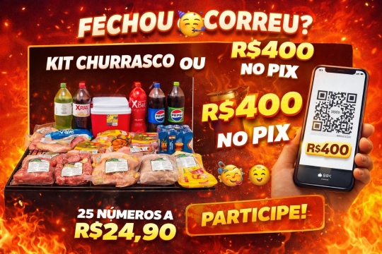 Kit churrasco ou R$400,00 NO PIX!