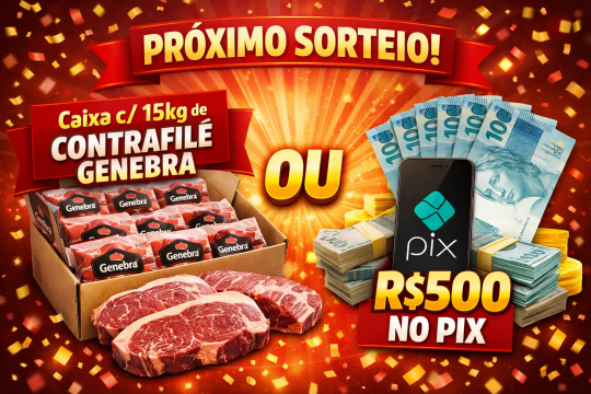 caixa com 15 kg de contra filé ou 500 no PIX!